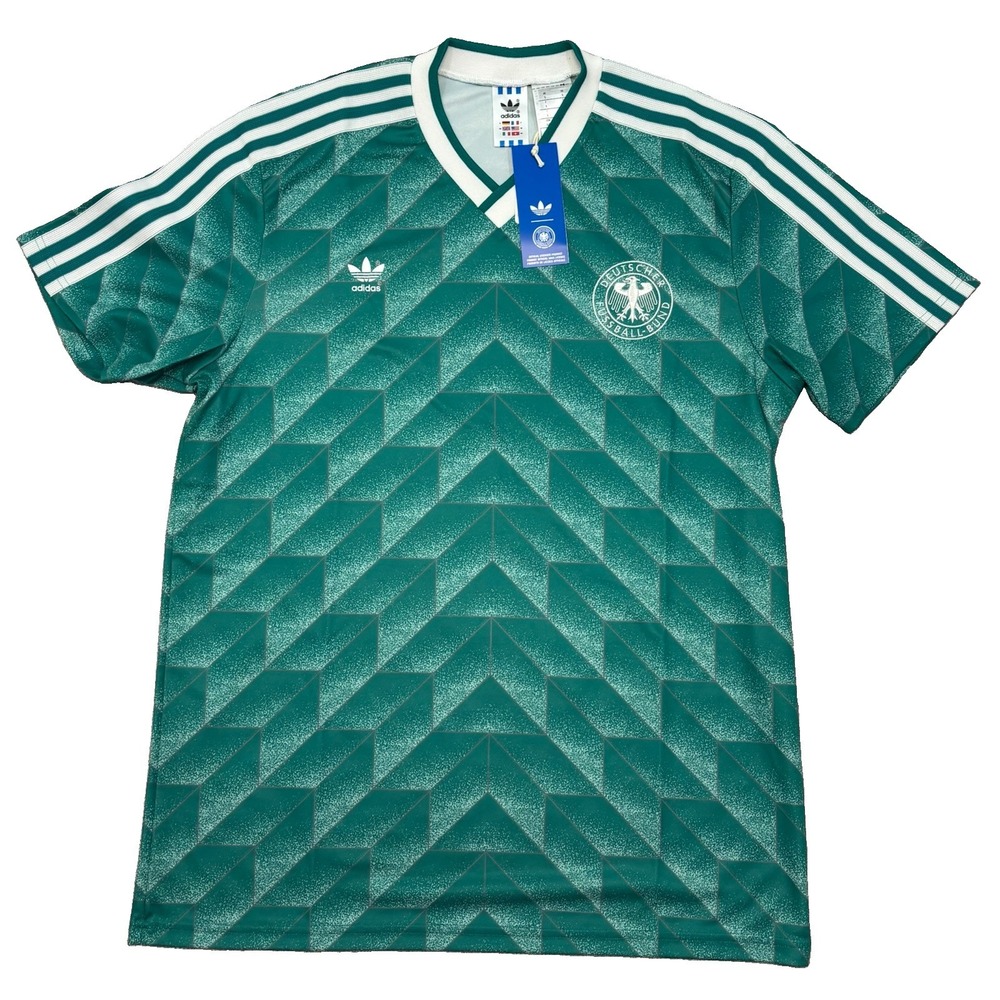 Adidas Official Germany Team 1990 KD3999 Retro Reissue Jersey Men's Size: Large